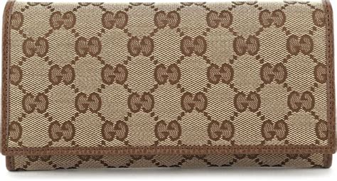 Gucci Beige and Brown Long Women's Wallet 346058 KY9LG 